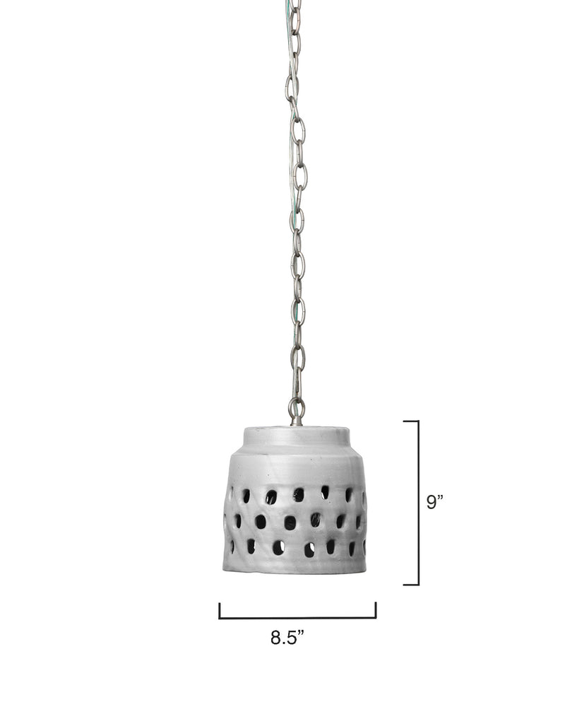 perforated pendant