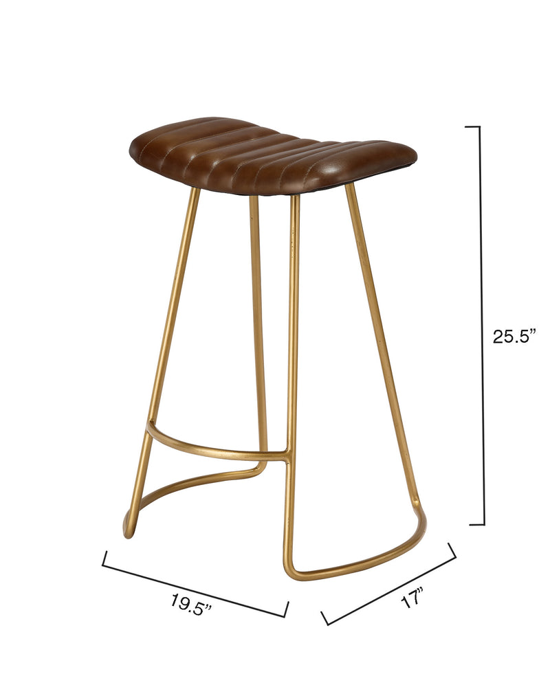 theo counter stool - brown