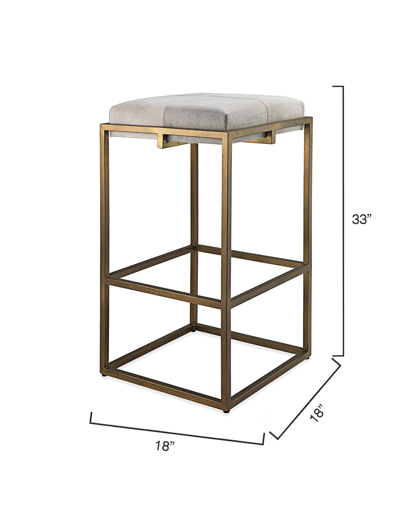 shelby stool white - bar