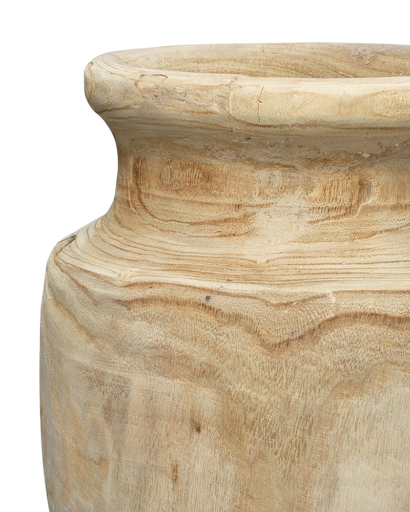 laguna wooden vase