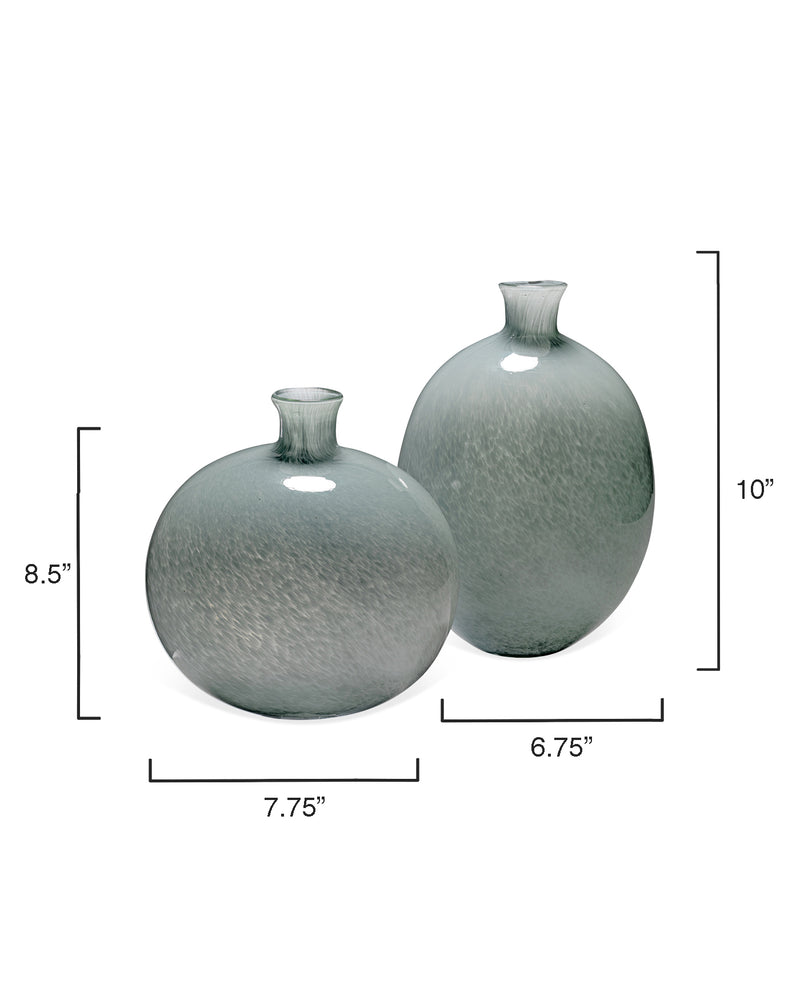 minx vase (set of two) - grey