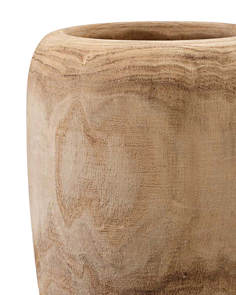 ojai small wooden vase
