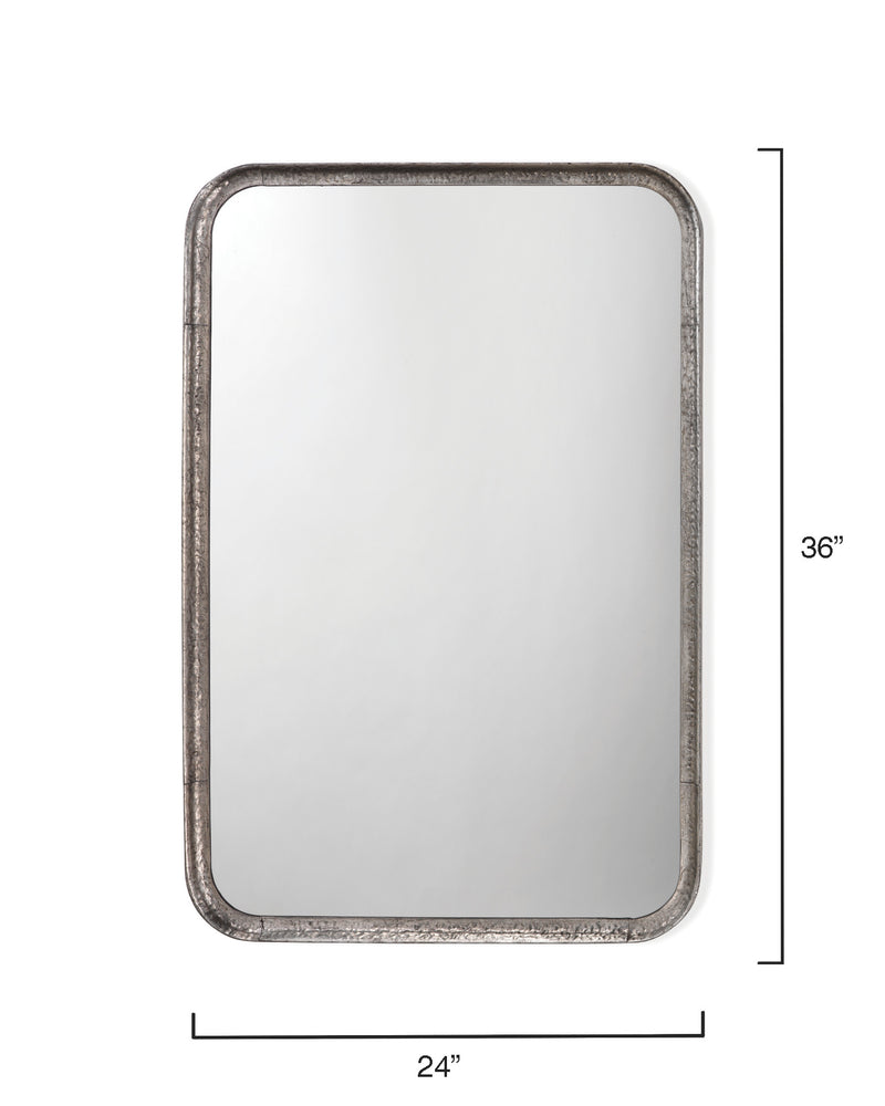 principle vanity mirror silver