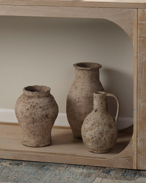 Ceramic Root Decorative Vase - Hazelnut