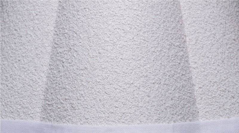 boucle scalloped lamp shade