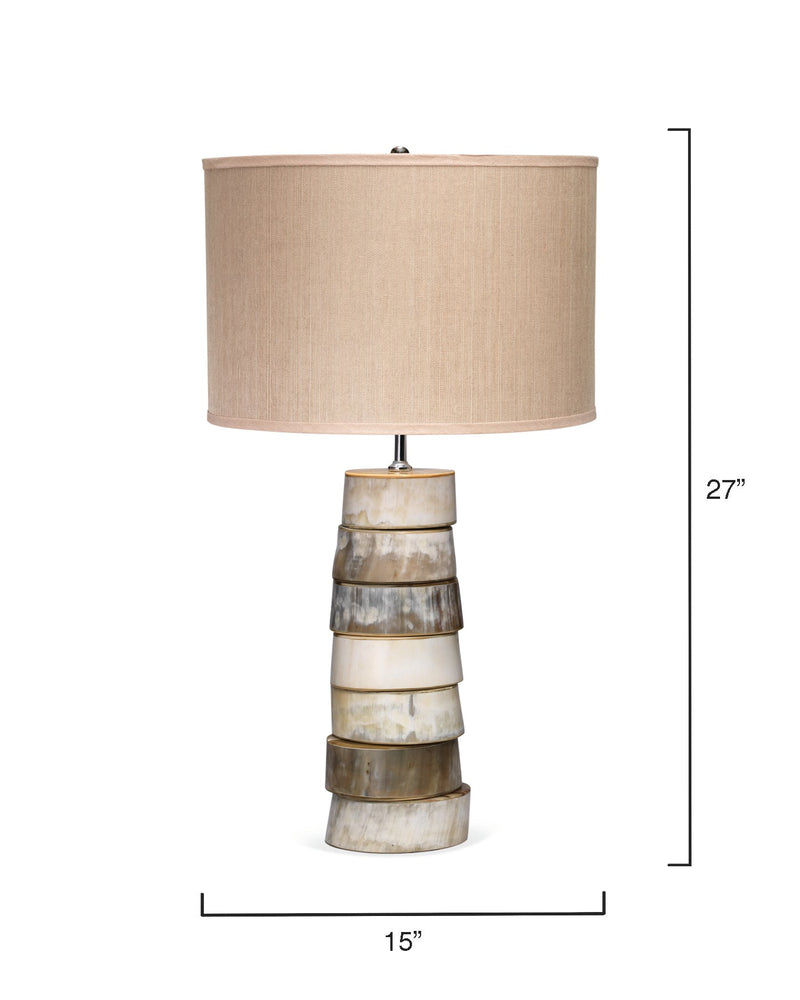 featured stacked horn table | home decor