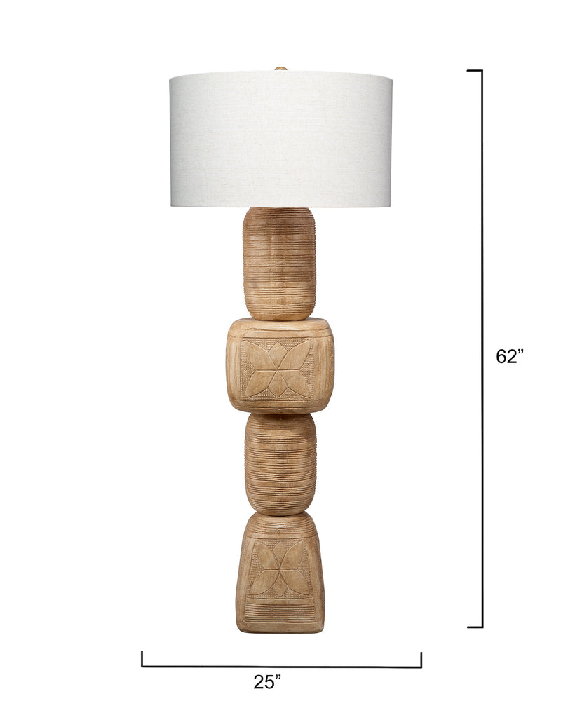 Jamie Young Totem Floor Lamp Black