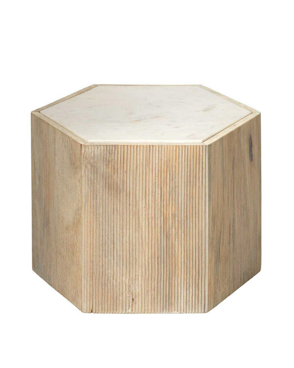 Argan Hexagon Table - Medium