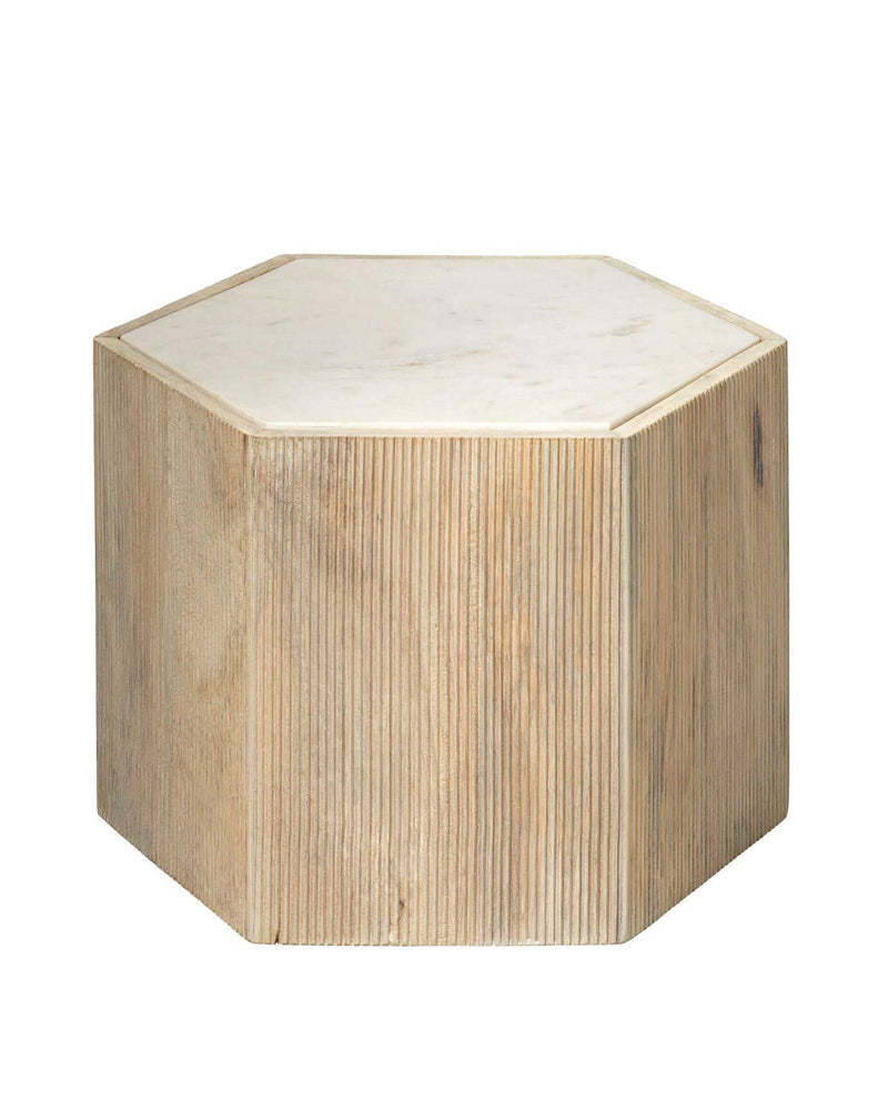 argan hexagon table - medium