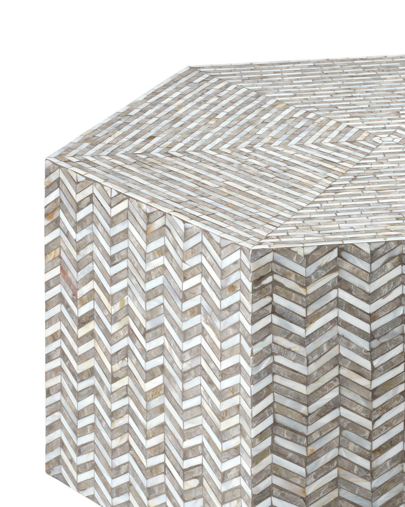 brando hexagon coffee table