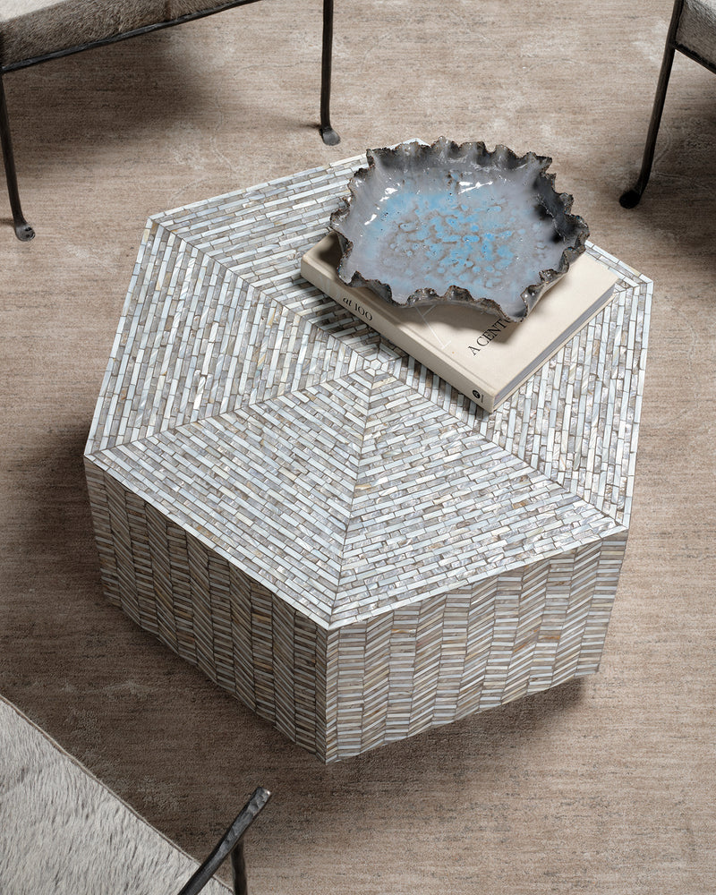 brando hexagon coffee table