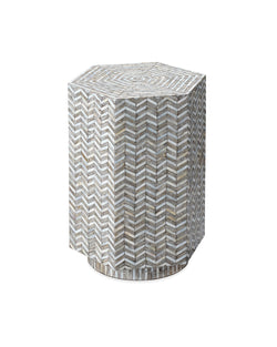 brando hexagon side table