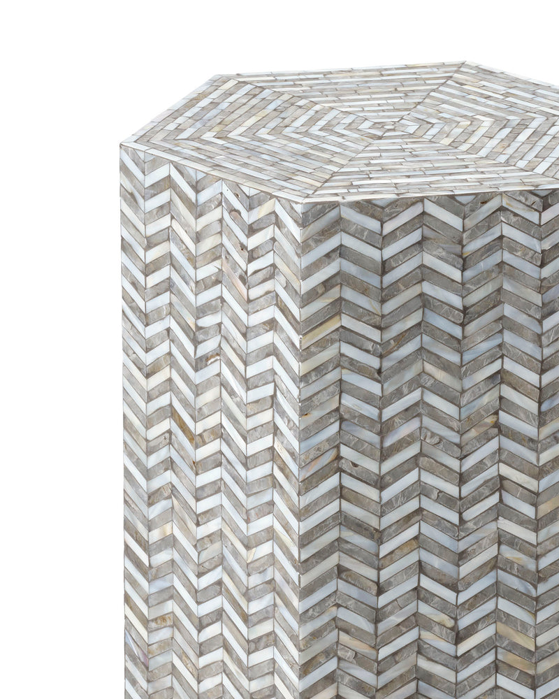 brando hexagon side table