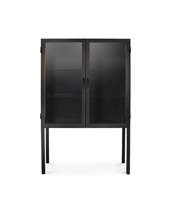 Chauncey Wide Curio Bar Cabinet