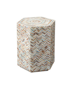 hepburn hexagon side table