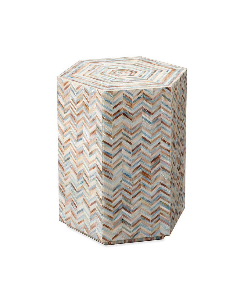 hepburn hexagon side table