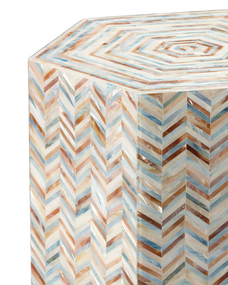 hepburn hexagon side table