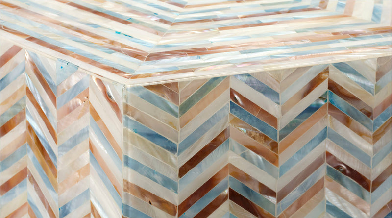 hepburn hexagon side table