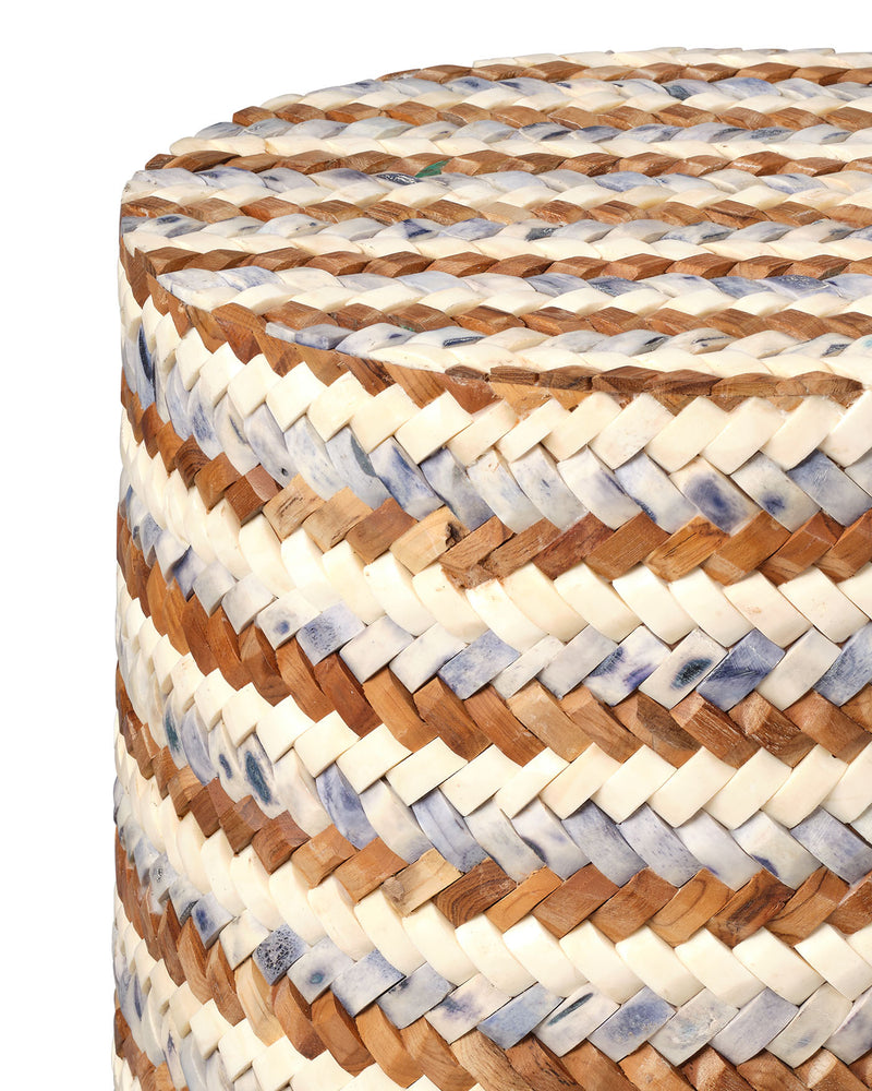 interwoven side table