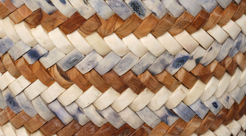 interwoven side table