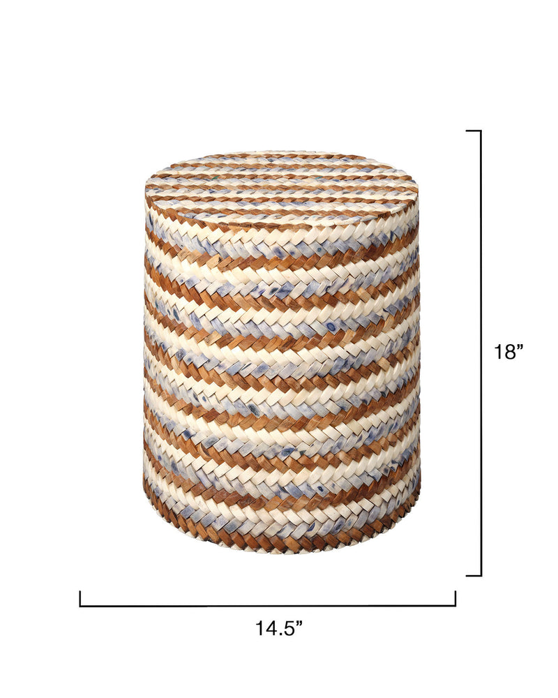 interwoven side table