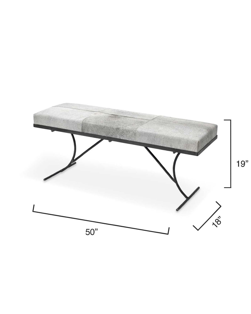 featured kai bench grey | home decor
