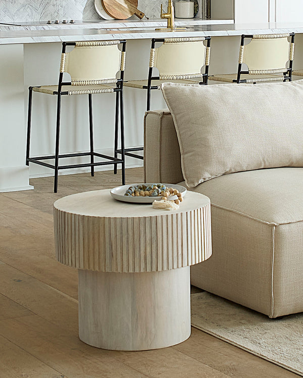 Notch Round Side Table