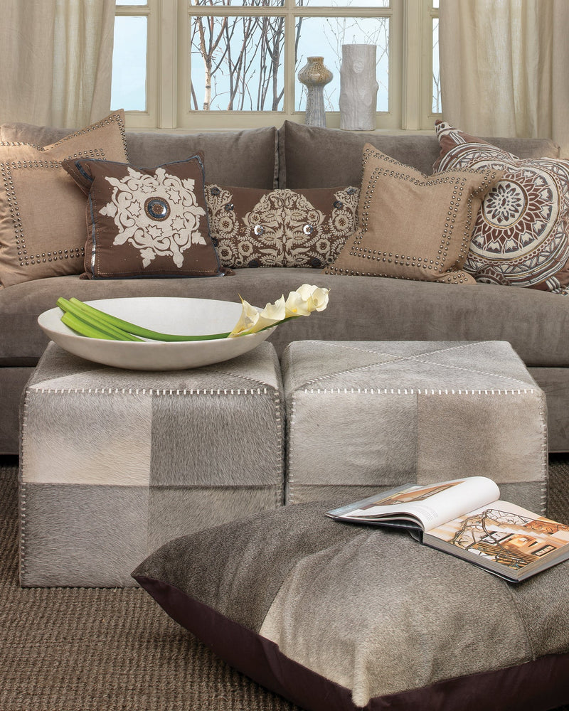 featured large ottoman grey | home decor