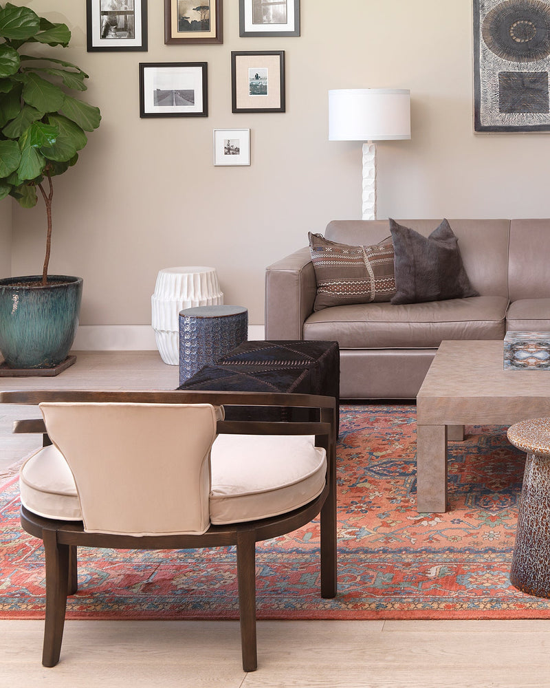 featured small ottoman espresso | home decor
