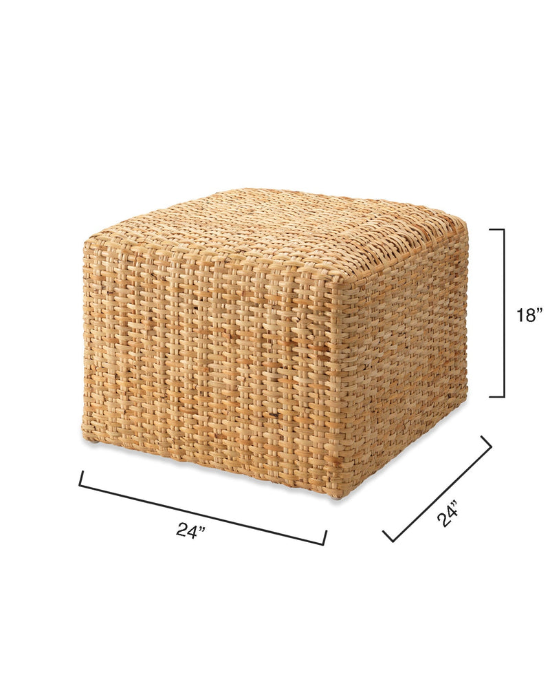 featured large ottoman natural | home decor