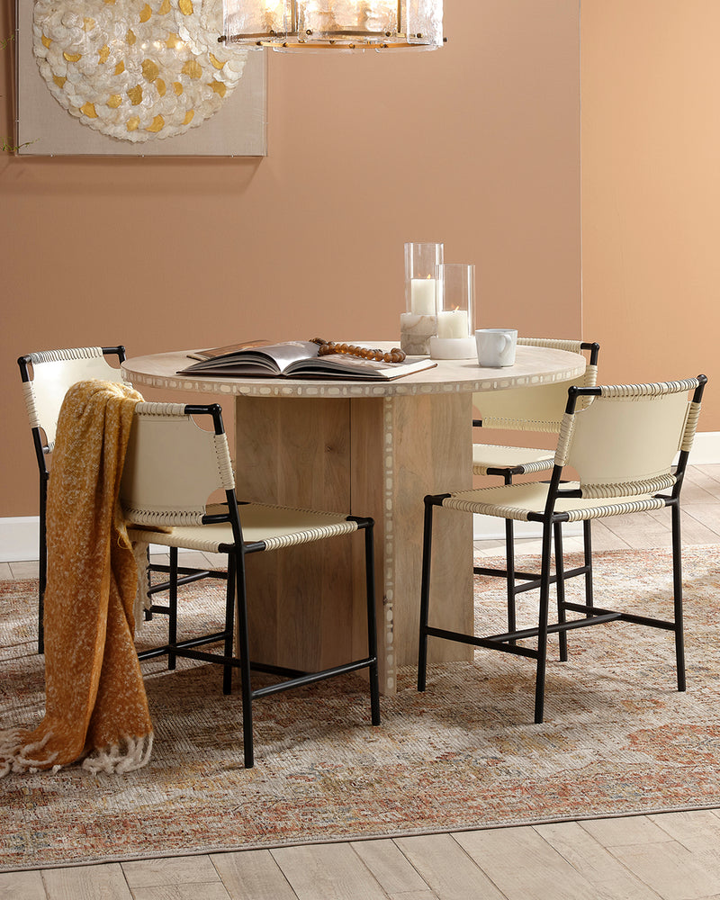 sama round bistro dining table