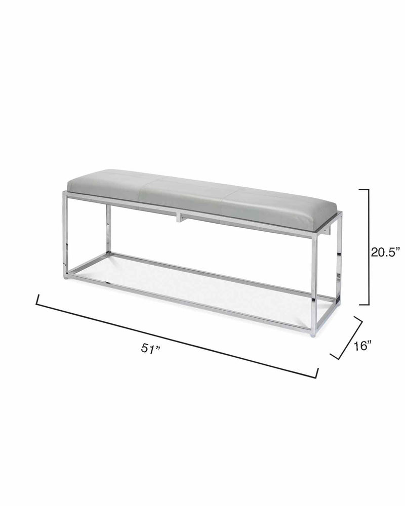 featured shelby bench grey | home decor