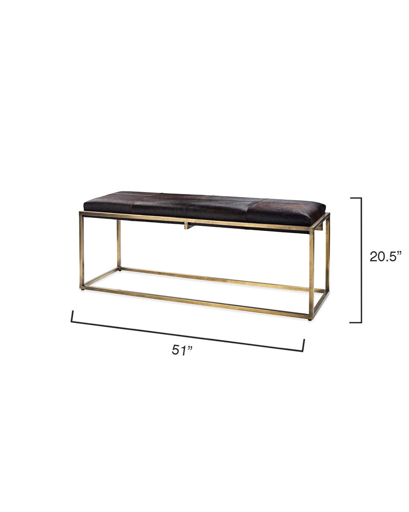 featured shelby bench brown | home decor