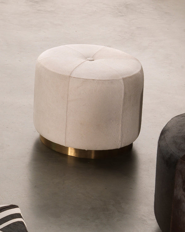 Featured Thackeray Round Pouf | Home Decor