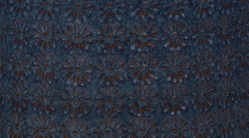 wildflower side table - blue