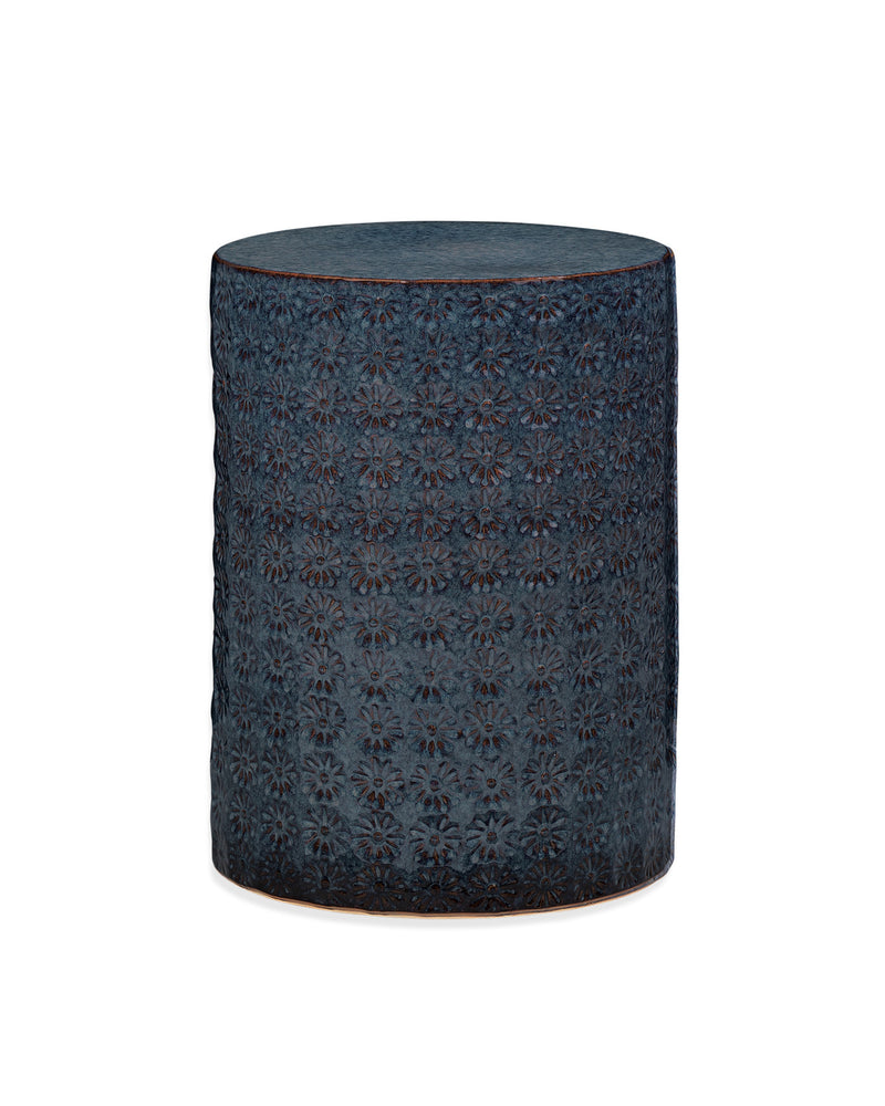 wildflower side table - blue