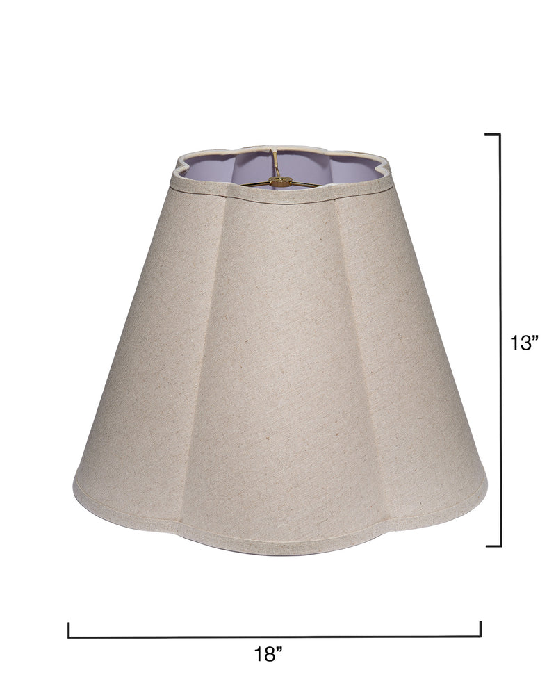 Grey linen light shade hotsell