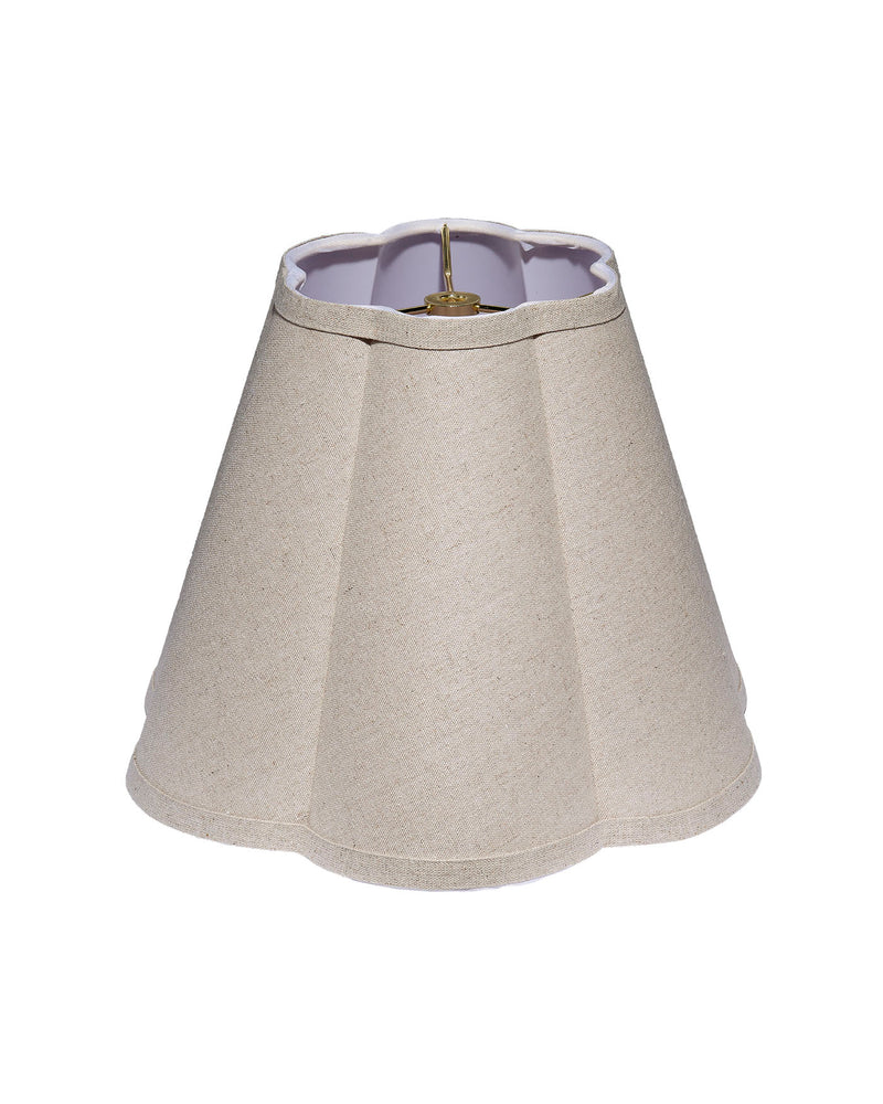 Natural linen drum shade cheap