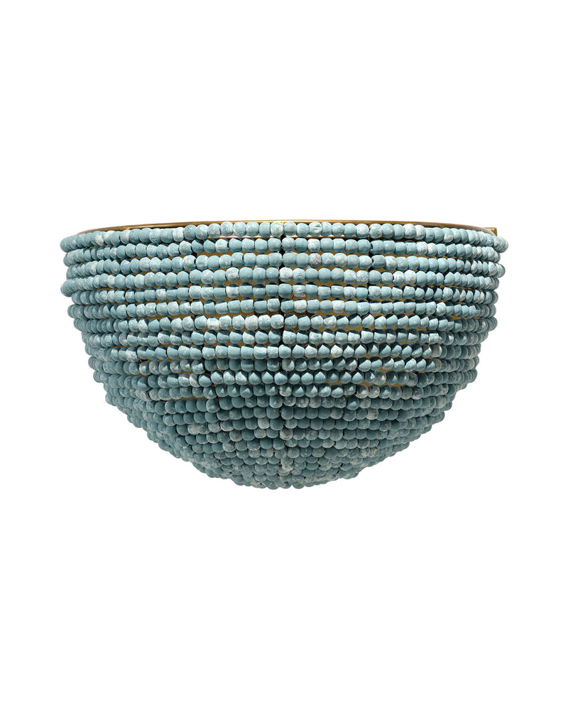 barnacle demi lune sconce