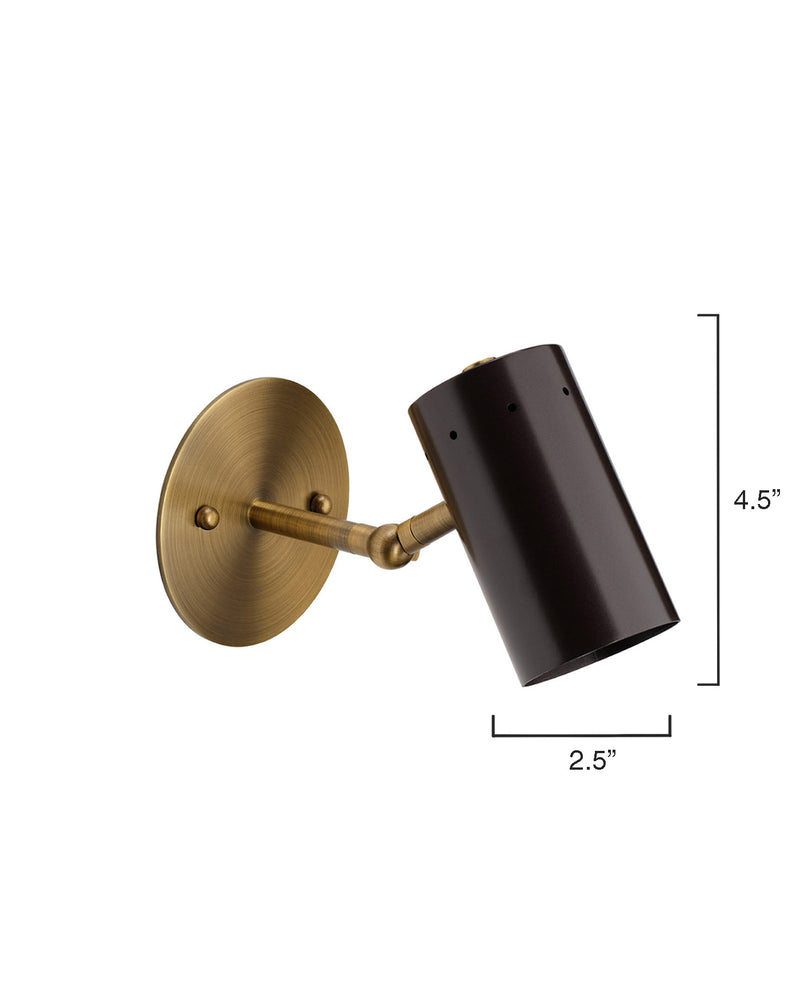 milano sconce oil bronze