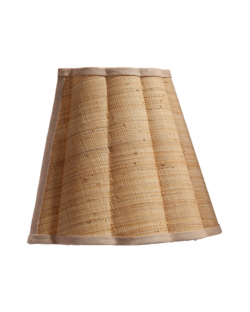 scalloped wall sconce