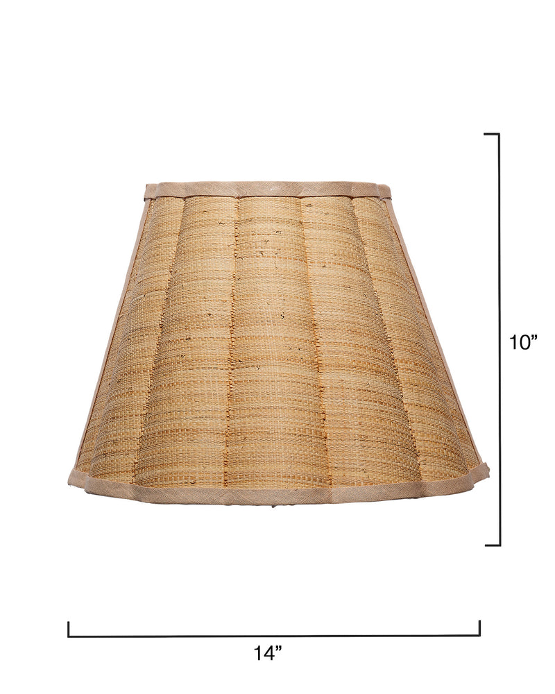 scalloped wall sconce