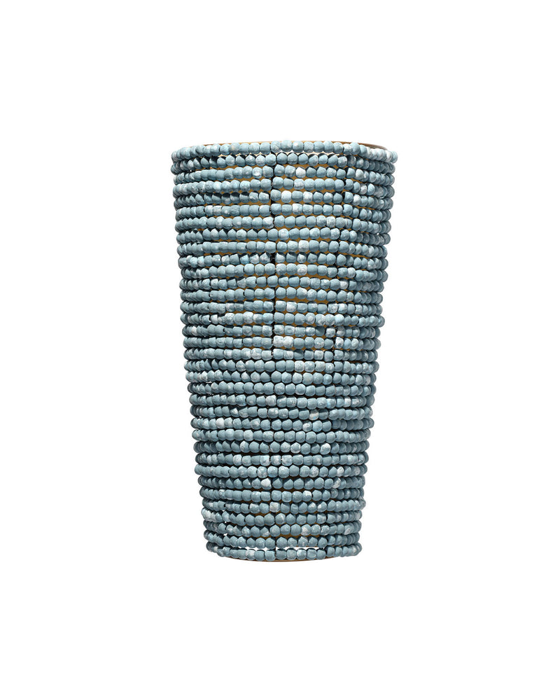 seawall beaded cone sconce