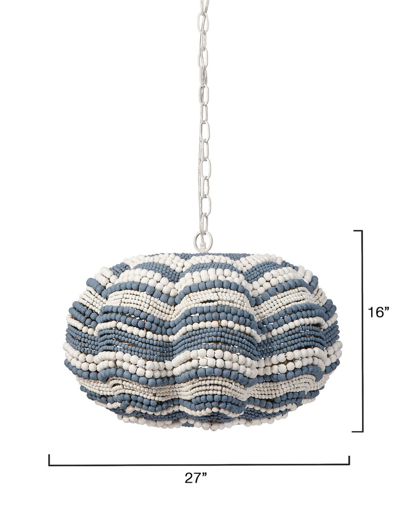 clamshell chandelier