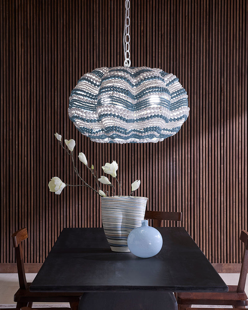clamshell chandelier