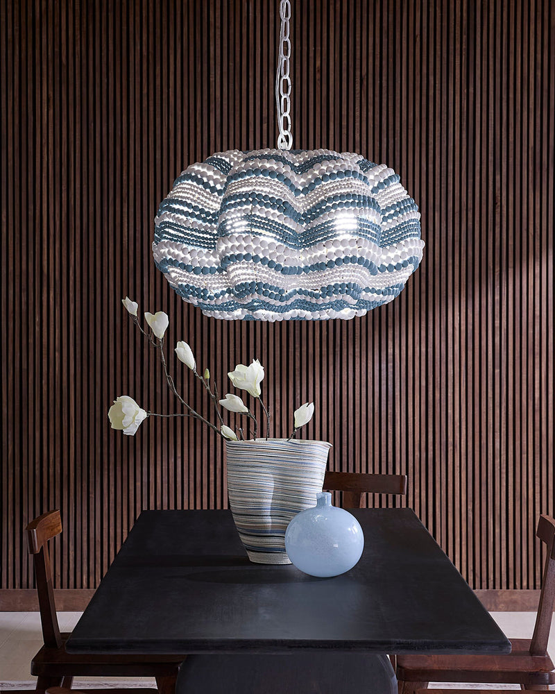 clamshell chandelier