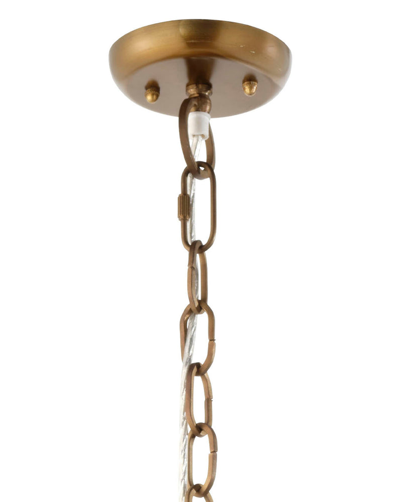 clamshell chandelier