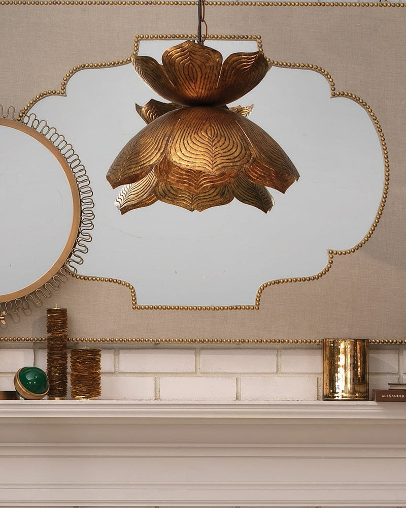 featured flowering lotus pendant | home decor