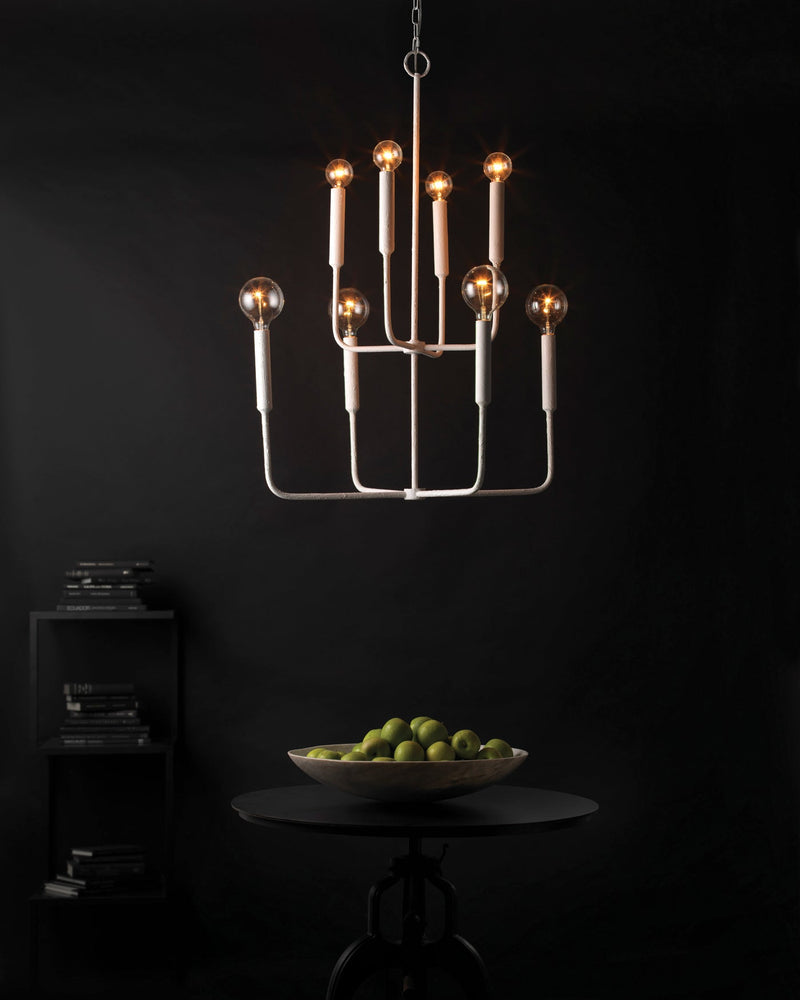 featured mercer chandelier white | home decor
