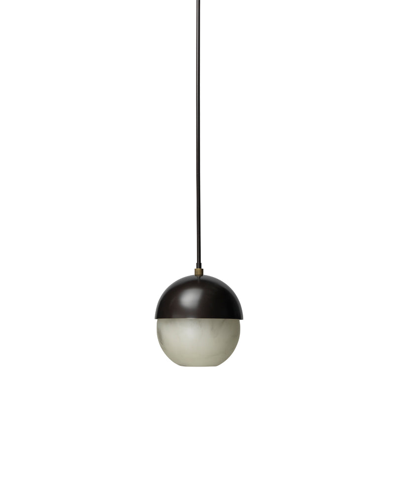 metro dome shade pendant